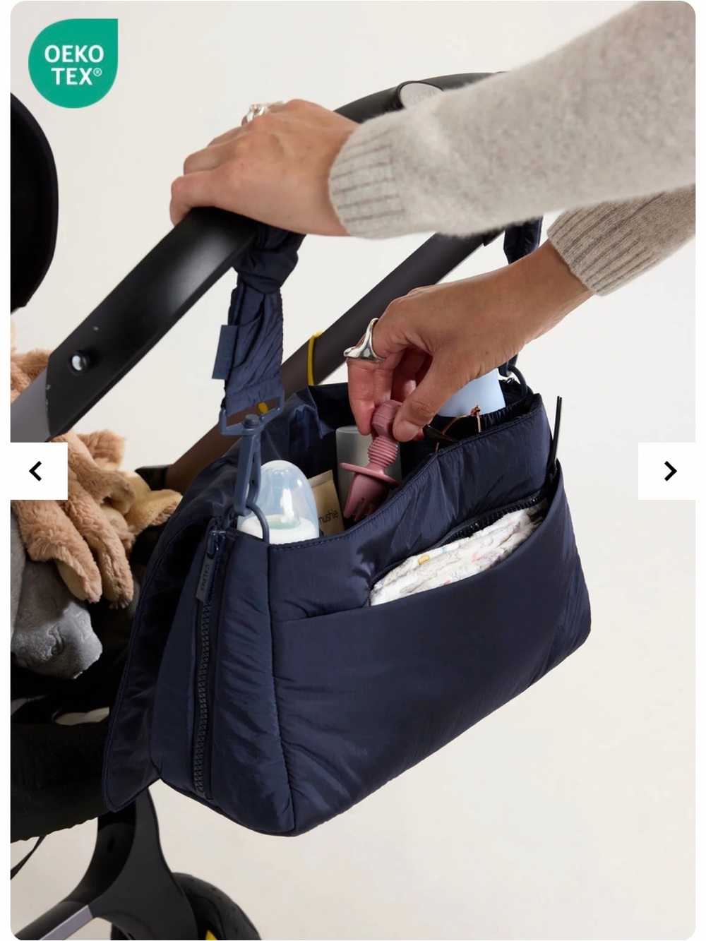 Calpak Navy Baby Messenger Stroller Bag - Picture 2 of 4